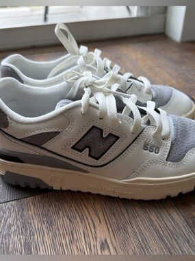 New Balance Men's 550 Sneakers in White and Gray